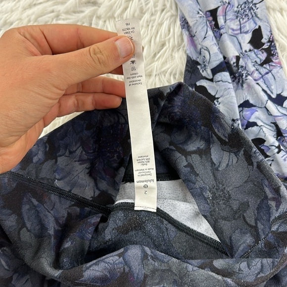 Lululemon Align Pant 28" Nightfall Blossom Multi Align Pant Full 28 Nulu - Picture 4 of 5